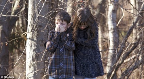 Adam Lanza Shooting  - Sad and frightened Children