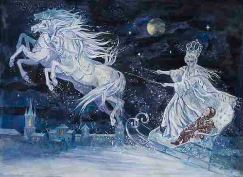 Sagittarius Snow Queen Horses Andersen