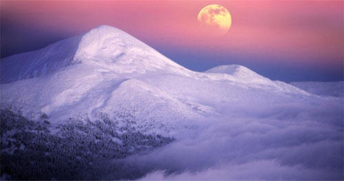 Sagittarius Long Night Cold Full Moon Goverla Ukraine