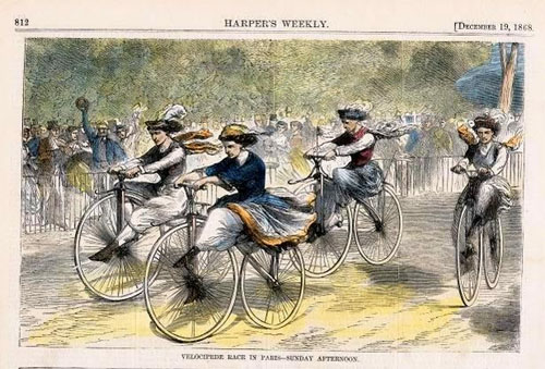 Aries 2019 Bicycles Women Harper's Weekly 1868 Historic Wheels of Change