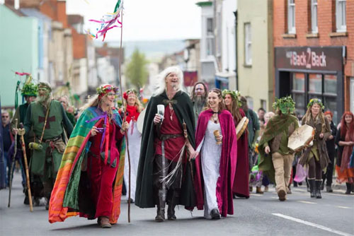 Taurus Earth Lovers May Day King and Queen Glastonbury UK 2018!