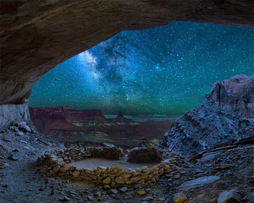 Cancer 2020 New Moon Canyonlands Cave Milky Way