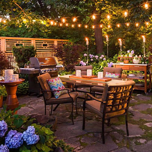 2020 Leo Outdoor Elegant Evening Dining on the Patio
