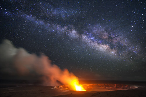 LEO New Moon 2020 Milky Way over Leo State HI Volcano Jason Weingart Photography Workshop