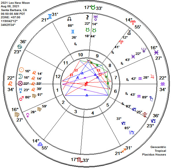 Leo 2021 New Moon Astrology Chart!