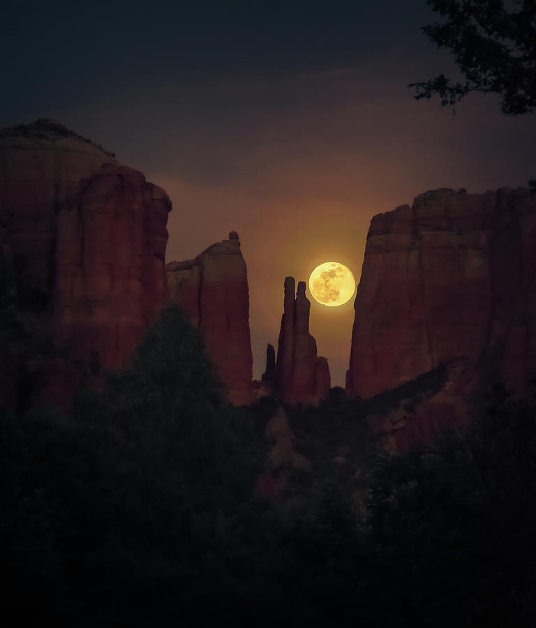 2022 Cancer-Capricorn Full Wolf Moon Cathedral Rock Sedona