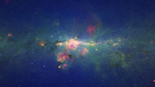 Sagittarius 2022 NASA Spitzer Galactic Center