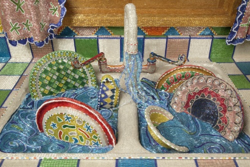 2023 Cancer Kitchen by bead artist Liza Lou